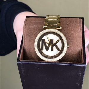 Women’s Gold Michael Kors Watch